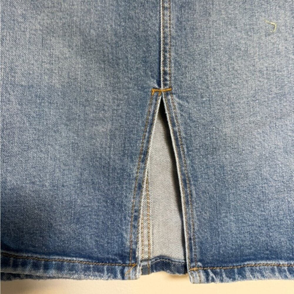 Pilcro and the Letterpress Denim Midi Skirt Size 6 Petite - Picture 10 of 12